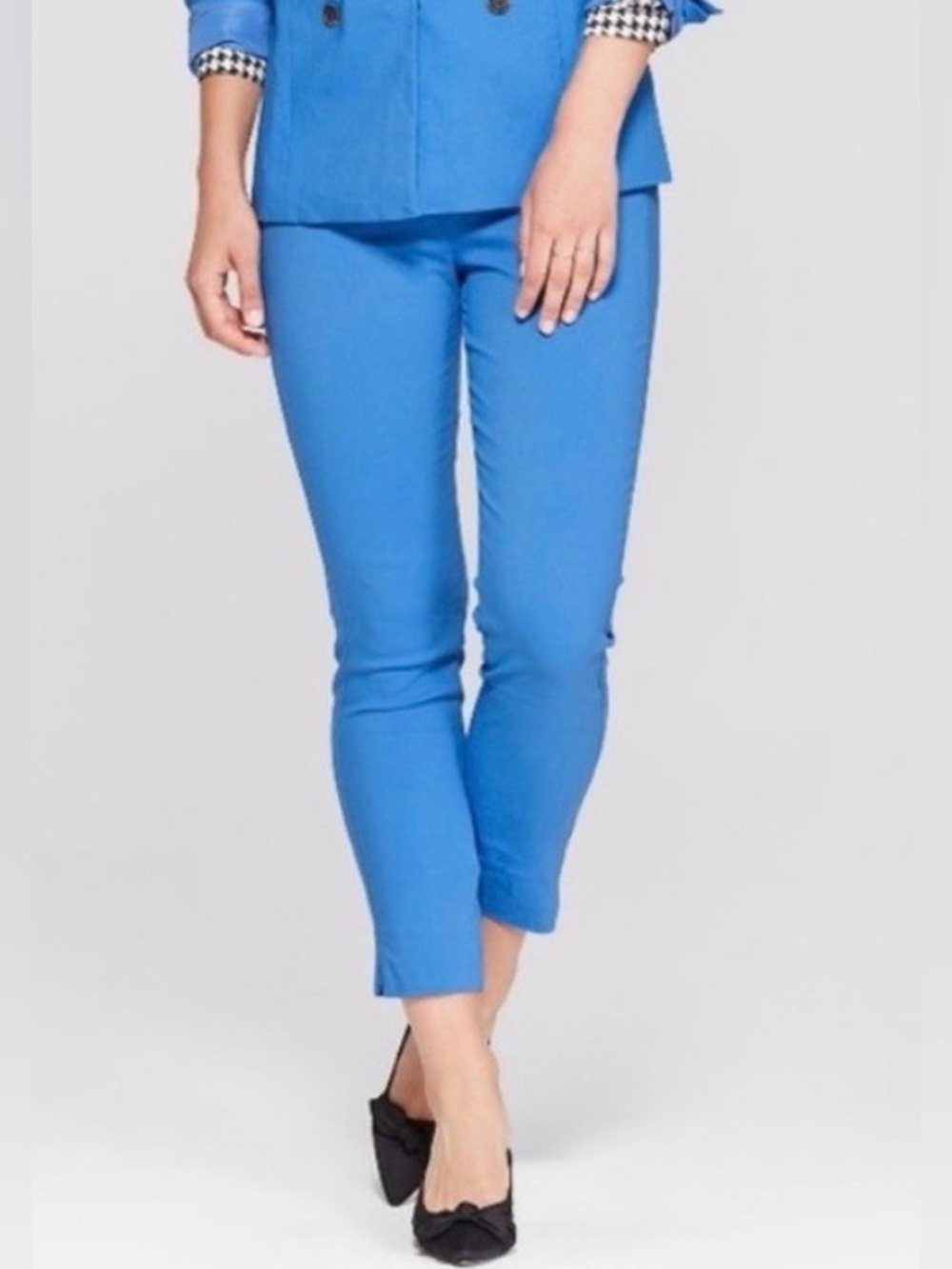 NWT Who What Wear Cobalt Blue Skinny Ankle Pants, size 12